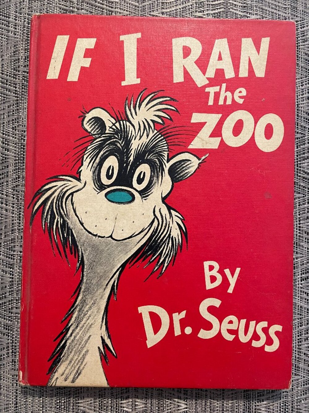 Vintage Dr. Seuss If I Ran the Zoo Hardcover Out of Print Book